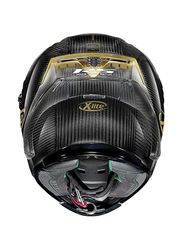 Nolangroup Spa X-Lite X803 RS Carbon Golden Edition Motorcycle Helmet, Gold/Black, Medium