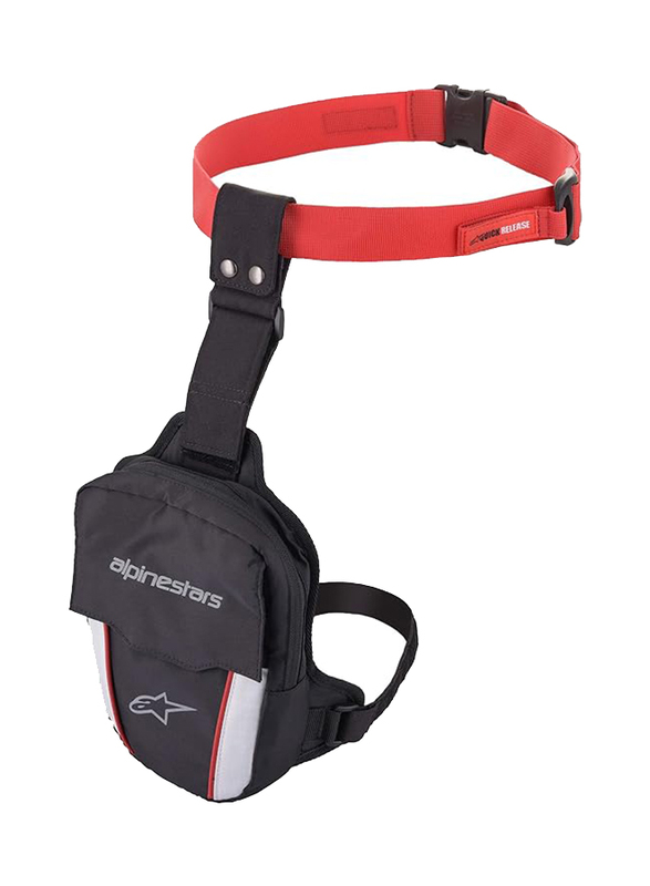 Alpinestars Access Thigh Bag, Black/Red/White