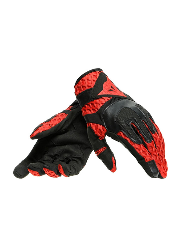 Dainese Air-Maze Gloves, X-Large, Black/Red