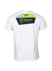 Valentino Rossi VR 46 Abu Dhabi T-Shirt for Men, S, White