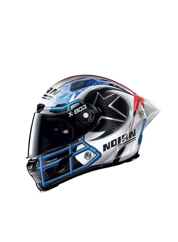 

Nolan Ultra Carbon A.Rins Austin Replica Helmet, Small, X-803, Multicolour