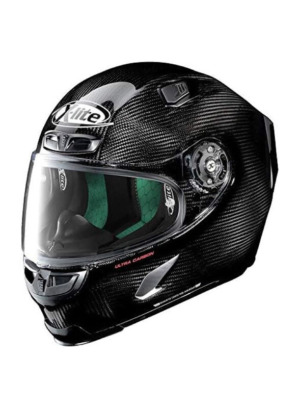 

Nolan X-Lite Ultra Carbon Puro Motorcycle Helmet, Carbon Black, Medium