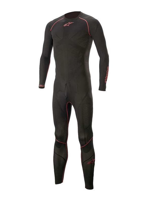 Alpinestars Ride Tech Lite Undersui, Black/Redt, Medium/Large