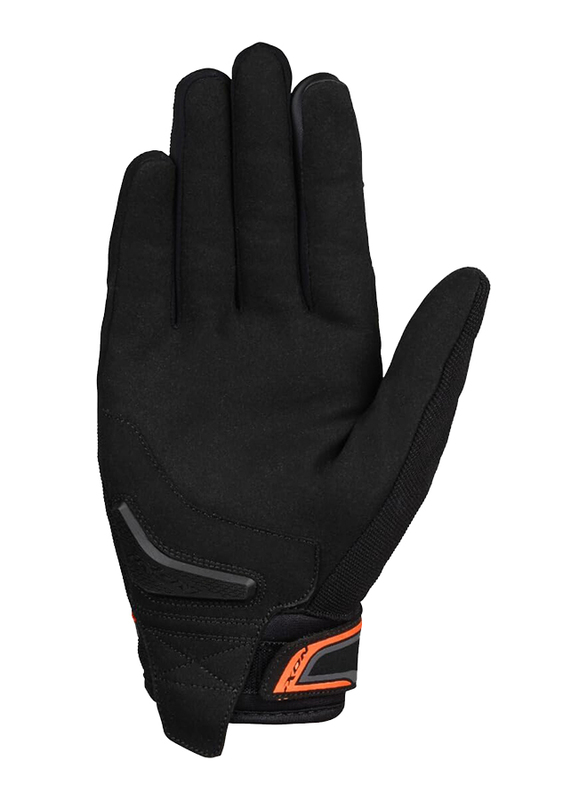 Ixon Hurricane Motorcycle Summer Gloves, Medium, 300101032-1055-M, Black/Orange