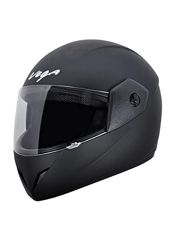 Vega Cliff DX Motorcycle Full Face Helmet, X-Large, Black