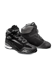 IXON Bull Vented Ms Basket Shoes, Black/Grey, Size 44