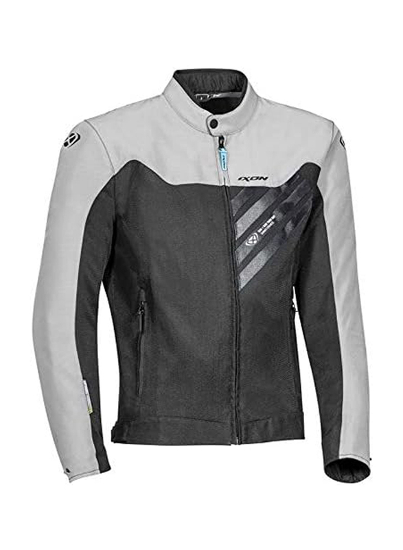 Ixon Orion Jacket for Motorcycle Riders, X-Large, Grey