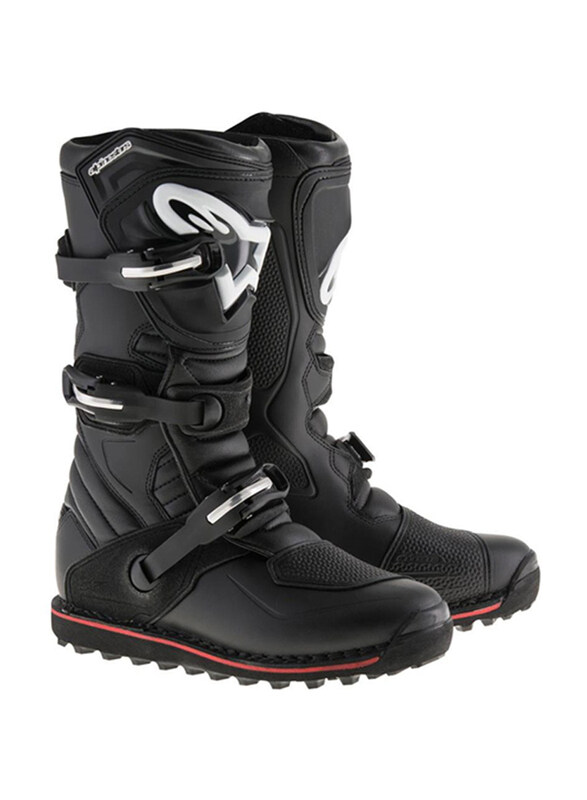 

Alpinestars 2004017-13-9 Men's Tech T Motocross Boot, Black/Red, 9