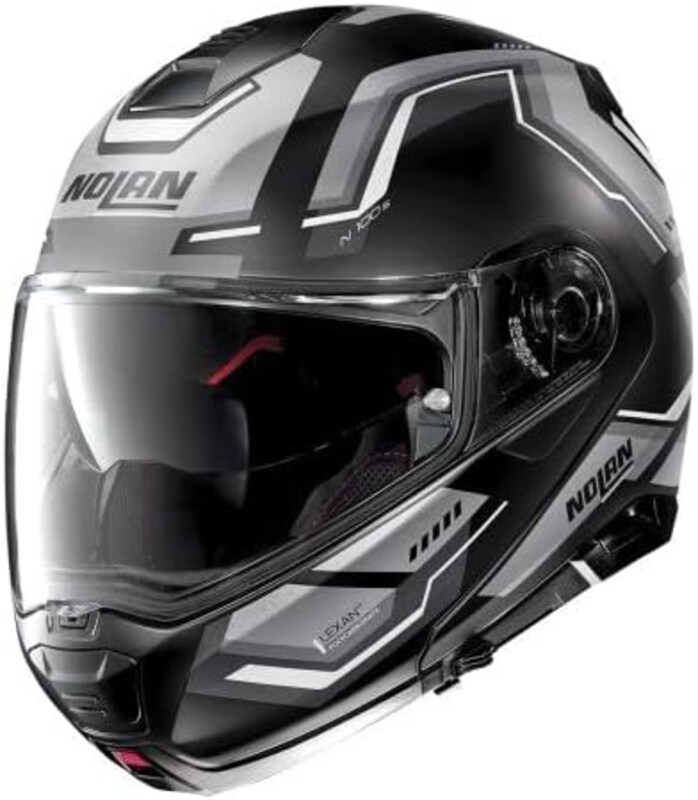 

Nolan Upwind N-Com 57 Flip-Up Motorcycle Flat Helmet, Small, N100-5, Black