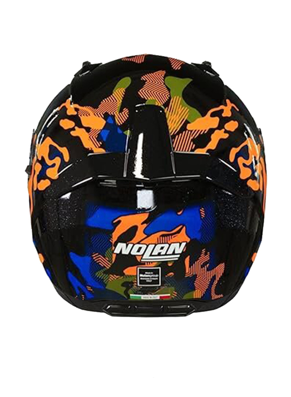 Nolan Group SPA Foxtrot Helmet, Medium, N60-6-34-, Black/Blue/Orange