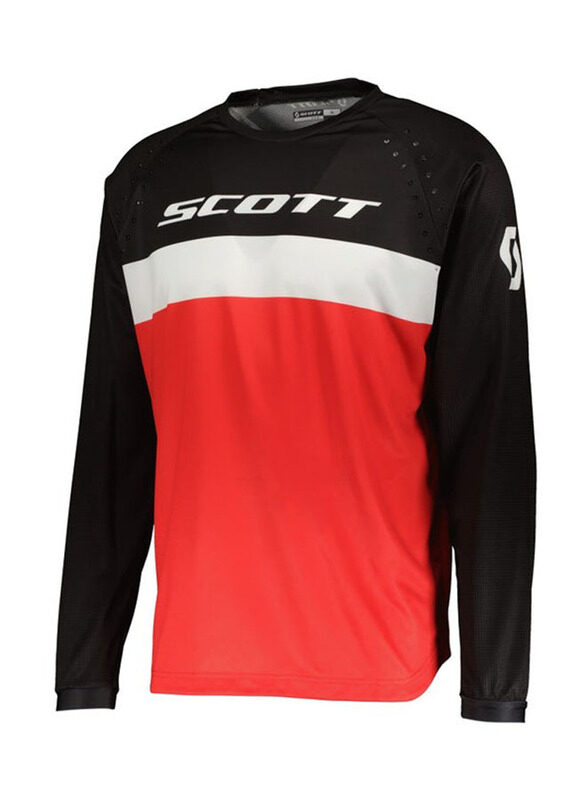 

Scott Sports Jersey Evo Swap for Men, Medium, Red/Black