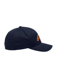 Alpinestars Ageless Curve Hat for Men, S-M, Navy/Orange