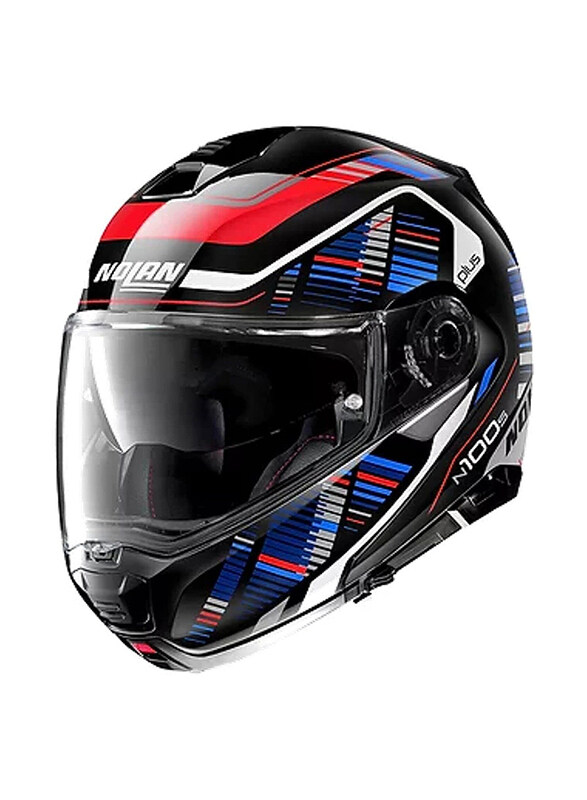 

Nolan Plus 48 Starboard N-COM Flip-Up Motorcycle Helmet, N100-5, Multicolour, Large