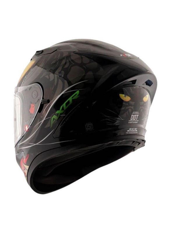 Axor Street Panther Helmet, Large, Black/Grey