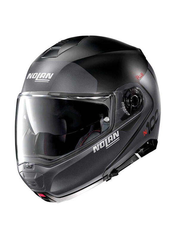 

Nolan Plus Distinctive Motorcycle Helmet, Black, Medium