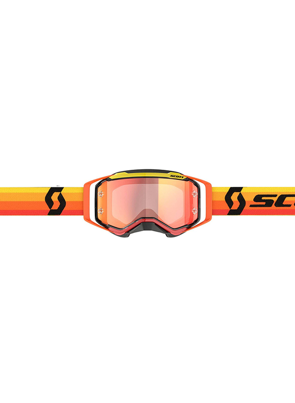 Scott Prospect Orange Chrome Works Goggle, Orange/Yellow
