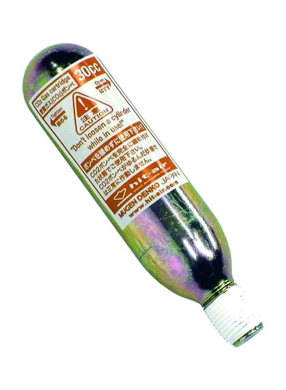 

Hit-Air CO2 Gas Refill Cartridge 30CC for Hit Air Jacket, Silver