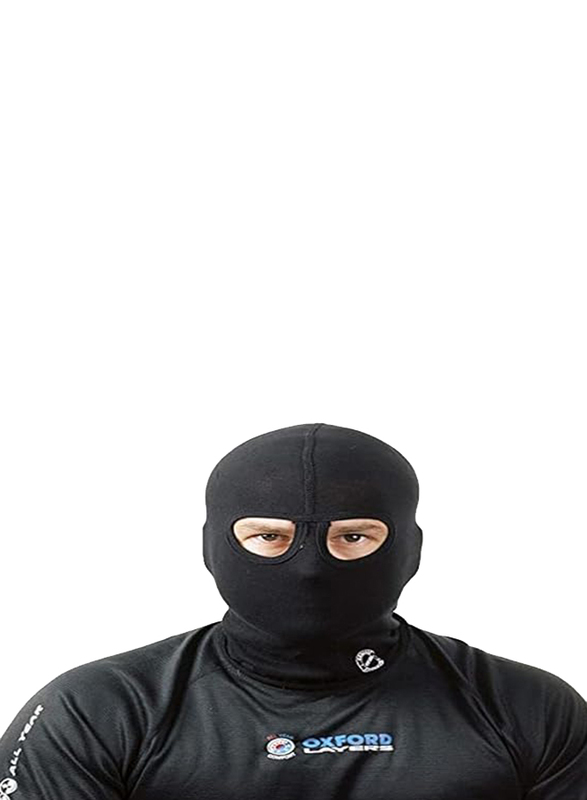 Oxford Riding Balaclava Eyes Lycra for Men, One Size, Black