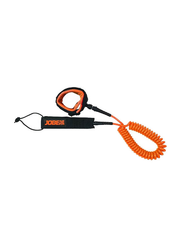 Jobe SUP Leash Coil for Stand Up Paddle Board, 10 Feet, Orange