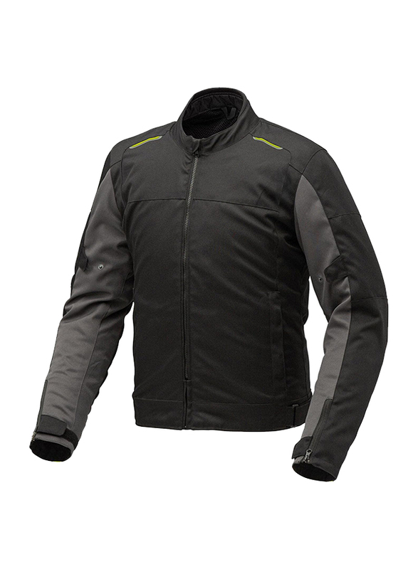 Tucano Urbano Texwork 2G Bikers Jacket, Small, Yellow/Black/Grey