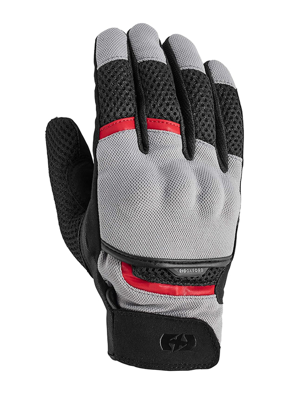 Oxford Air MS Short Summer Glove, Small, GM181103, Grey/Black