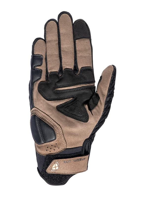 Ixon Dirt Air 1060 Summer Motorcycle Gloves, Small, Black/Sand