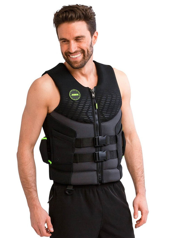 Jobe Premium Neoprene Men Life Vest, X-Large, Black