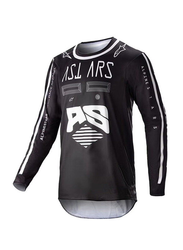 

Alpinestars Racer Found Motocross Jersey for Men, Large, Black