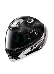 Nolangroup Spa X-Lite X-803 RS Ultra Carbon 014 Hot Lap Racing Motorcycle Helmet, White/Black, Small