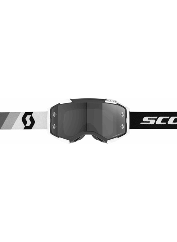 Scott Fury LS Light Sensitive Grey Goggle, Premium Black/White