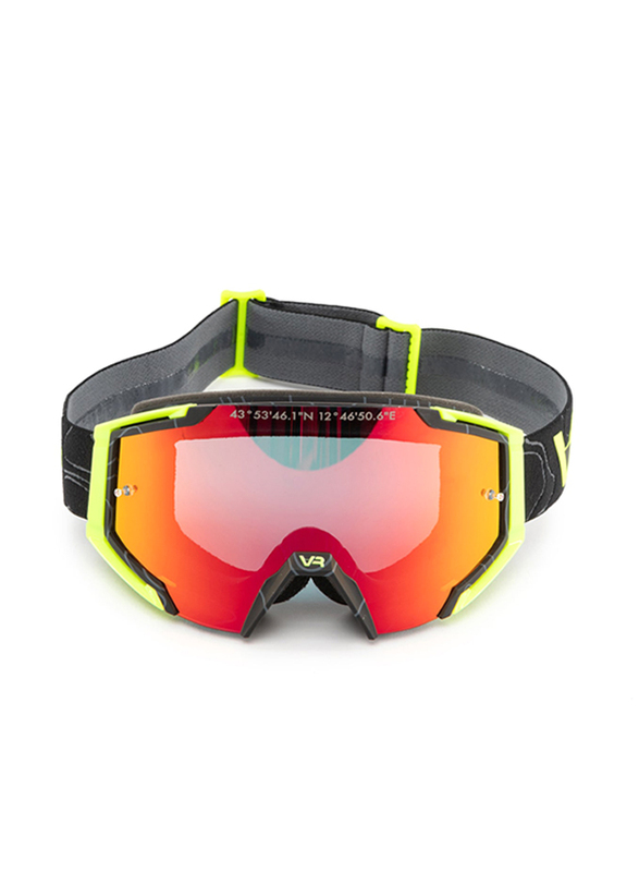 VR Equipment VR46 Racing Goggle Unisex, Black