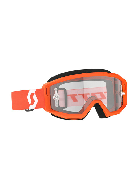 Scott Primal Clear Works Goggle, Orange/White