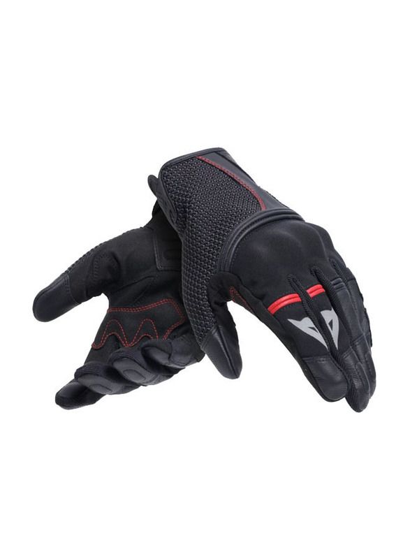 Dainese Namib Gloves, Small, Black/Red