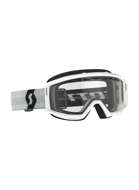 Scott Primal Enduro Clear Works Goggle, White/Clear