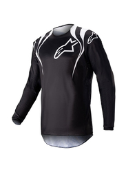 Alpinestars Fluid Narin Motocross Jersey for Men, Extra Large, Black/White