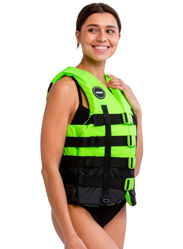 Jobe 4 Buckle Life Vest, Large, Lime