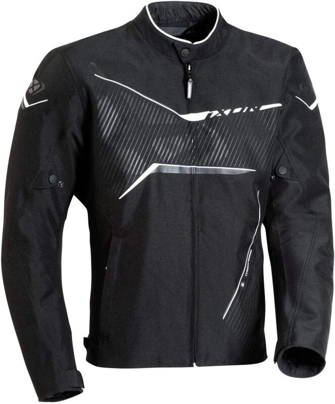 

Ixon Slash MS Textile Jacket, 100101116-1015-L, Black/White, Large