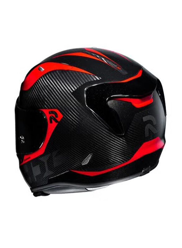 HJC RPHA11 Carbon Bleer Helmet, Large, RPHA11-MC1-BLE-L, Black/Red