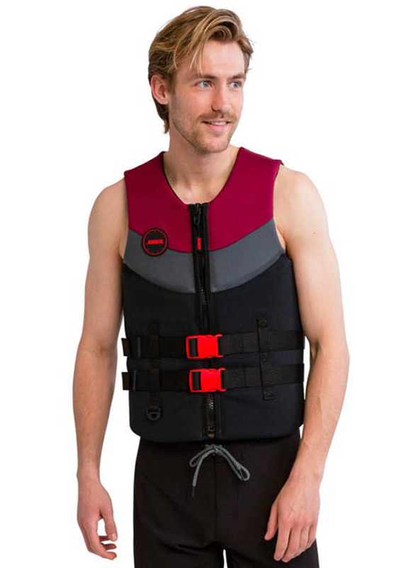 Jobe Neoprene Life Vest, X-Large, Burgundy Red