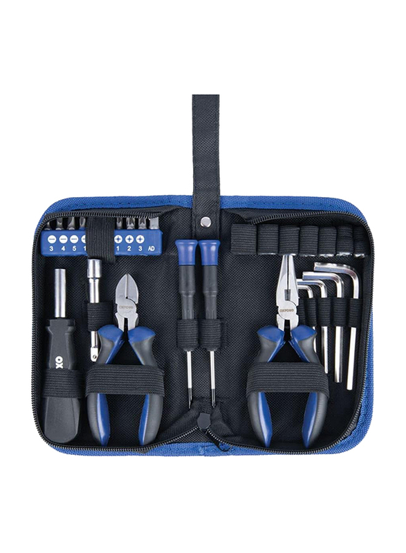 Oxford Biker Tool Kit, Black/Blue