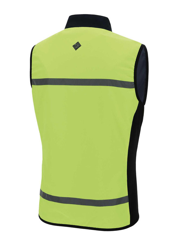 Tucano Urbano Nano Switch Vest, Dark Blue/Fluorescent Yellow, L/XL