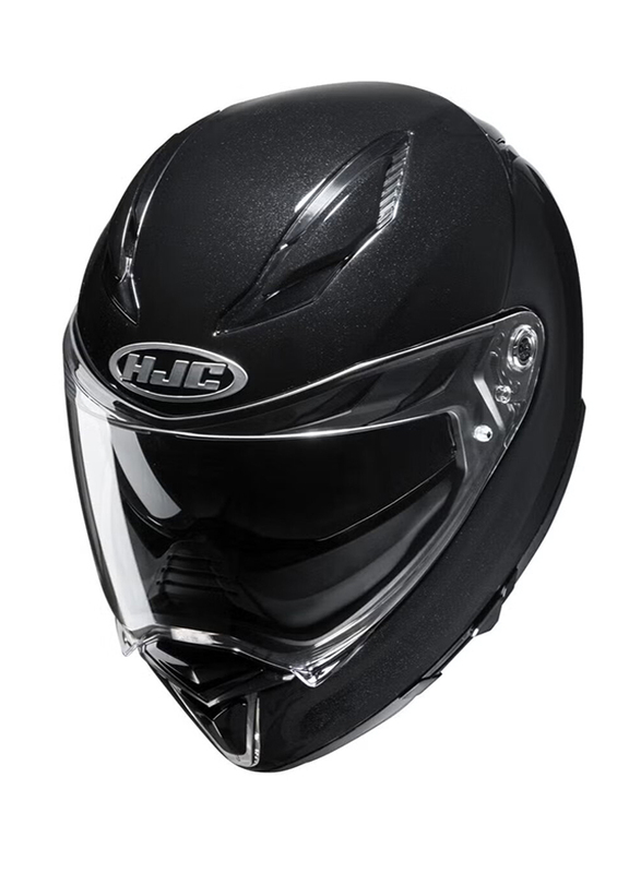 HJC F70 Solid Metal Helmet, Medium, F70-SOL-M, Black