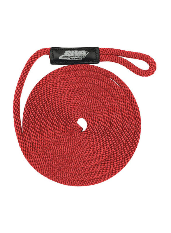 Riva SB Dock Lines, 3/8 inch x 20 Feet, Red