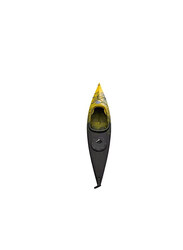 Winner Kayak One Person Vini Touring Kids Kayak with 1 Paddle Set, Yellow/Black