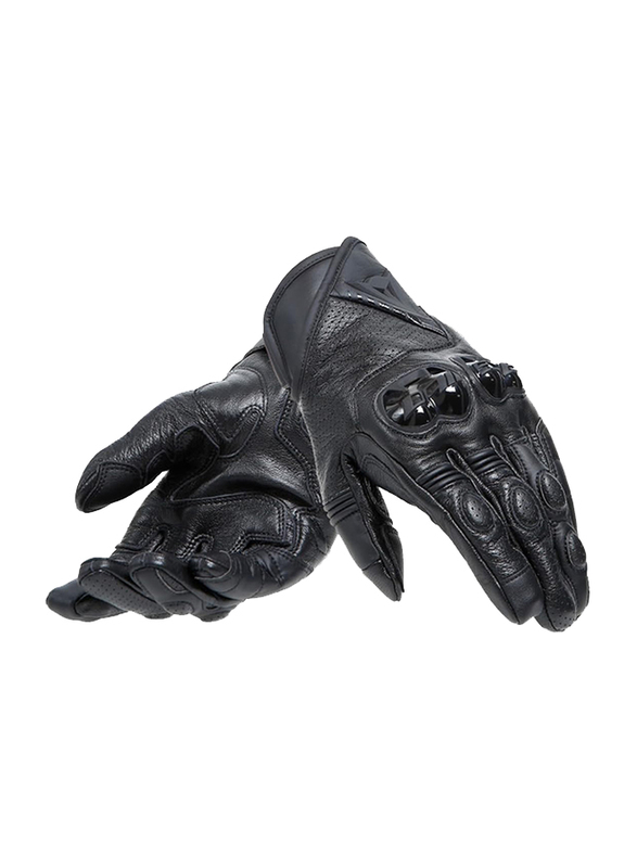 Dainese Blackshape Leather Gloves, Large, Black