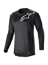 Alpinestars Racer Graphite Jersey, Large, Black Reflective Black