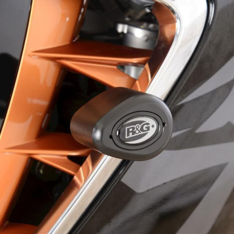 

R&G No-Cut Aero Crash Protectors for Suzuki Hayabusa '21-, Black