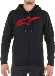 Alpinestars Ageless Ii Fleece Hoodie, Medium, Black/Red