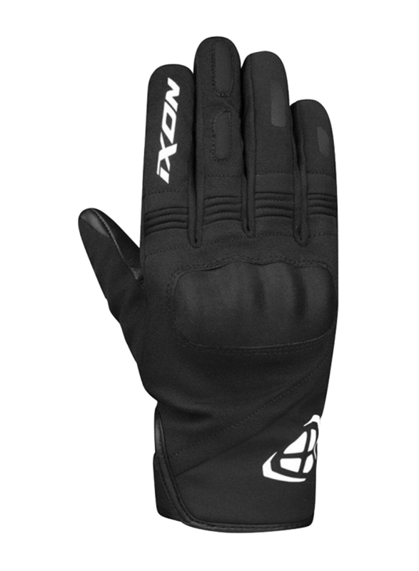 Ixon Pro Oslo Leather Gloves, Medium, Black/White
