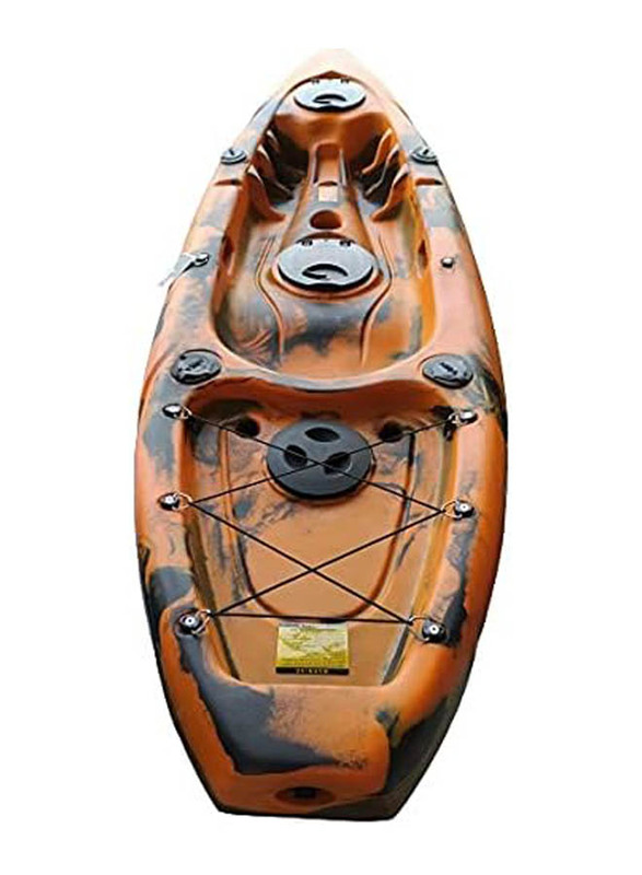 Winner Bighead Angler Fishing Sit-on-Top Kayak for Single Person, Orange/Black
